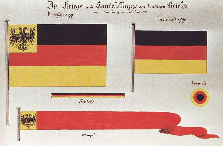 Imperial law regarding the introduction of a German war and civil ensign