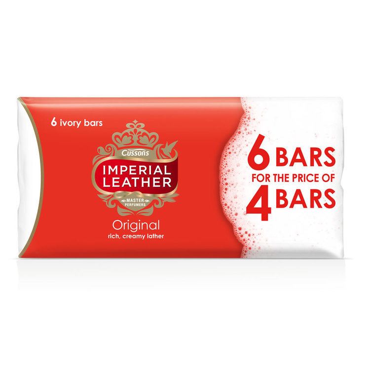 Imperial Leather Imperial Leather Ivory Bar Soap 4 x 100g 2 Free at wilkocom