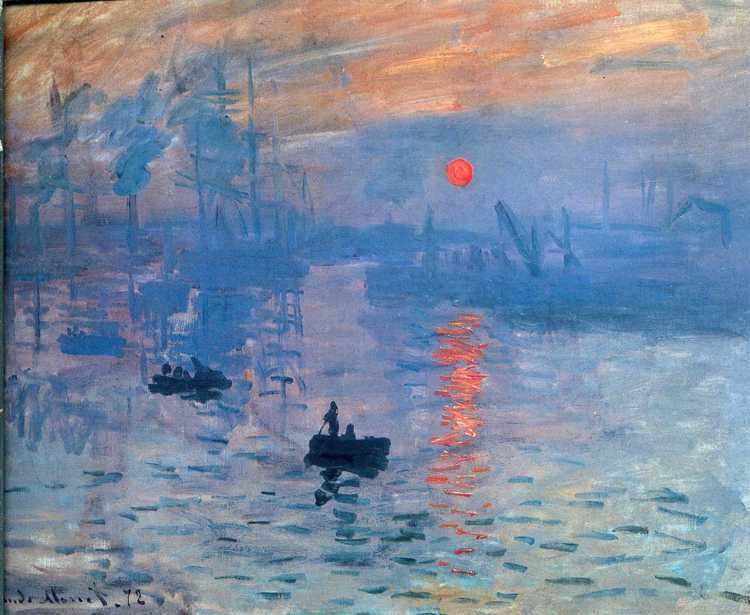 Impression, Sunrise Impression sunrise 1873 Claude Monet WikiArtorg