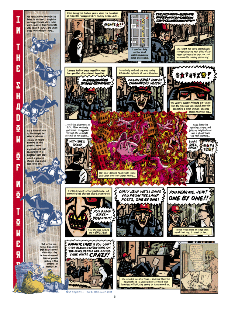 In the Shadow of No Towers Art Spiegelman In the Shadow of No Towers excerpt 2004 VIAwesome