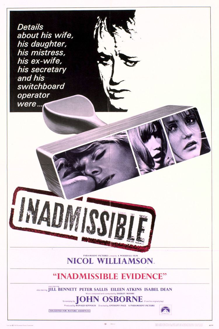 Inadmissible Evidence (film) wwwgstaticcomtvthumbmovieposters44490p44490