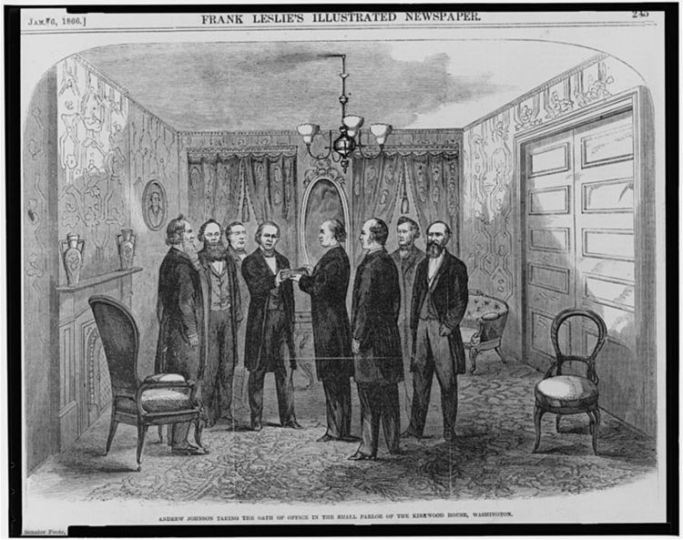 Inauguration of Andrew Johnson
