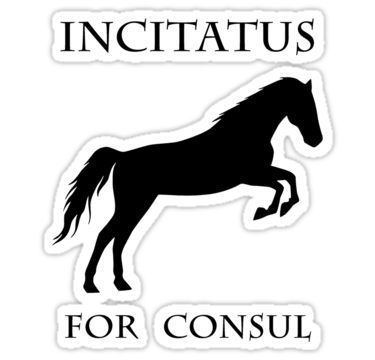 Incitatus Vote Incitatusquot Stickers by ofthebaltic Redbubble