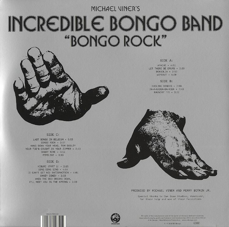 Incredible Bongo Band Bongo Rock by Incredible Bongo Band Fonts In Use