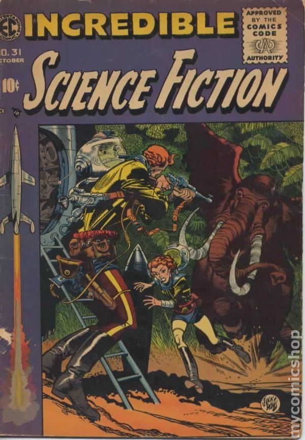 Incredible Science Fiction Incredible Science Fiction 1955 EC comic books