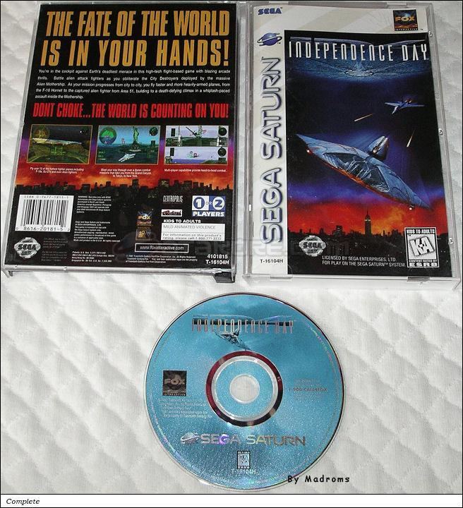 Independence Day (video game) Independence Day Sega Saturn United States of America T16104H
