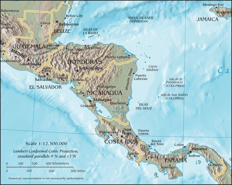 Index of Central America-related articles