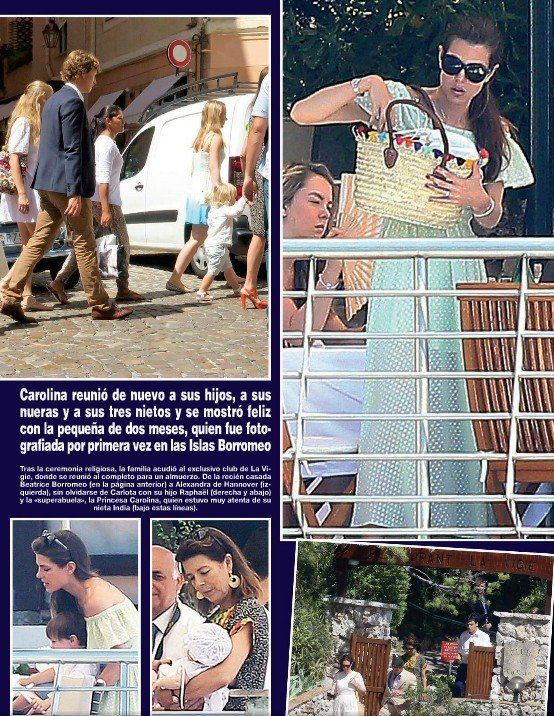 India Casiraghi Baptism Ceremony of India Casiraghi in Monaco NEWMYROYALS