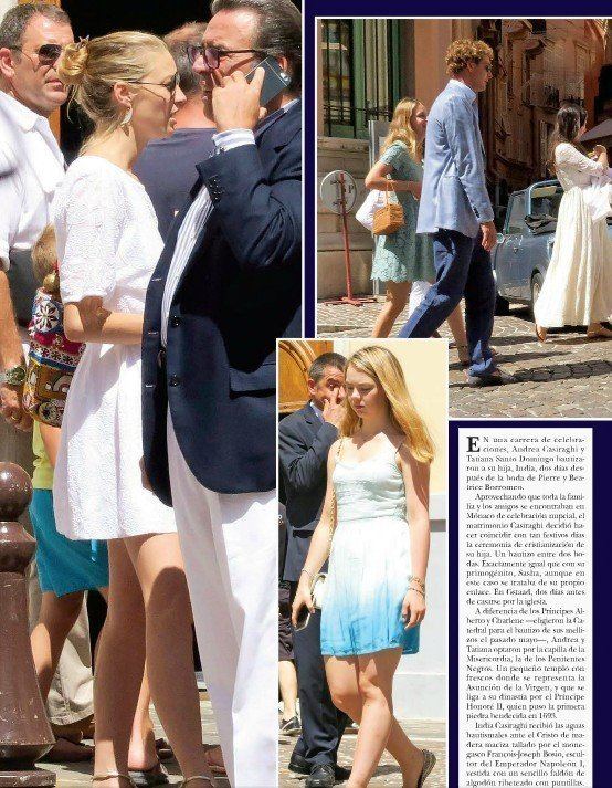 India Casiraghi Baptism Ceremony of India Casiraghi in Monaco NEWMYROYALS