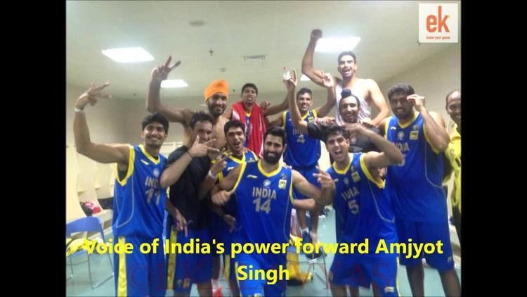 India national basketball team Post Game Interview with Amjyot Singh power forward on the Indian
