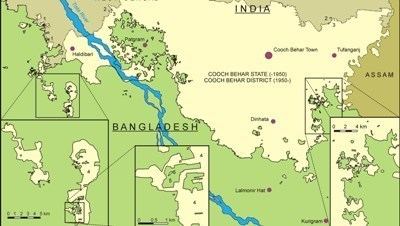 India–Bangladesh enclaves India and Bangladesh sign border gore reduction treaty