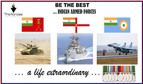 Indian Armed Forces Career in Indian Armed Forces Indian ArmyNavyAirforce Career