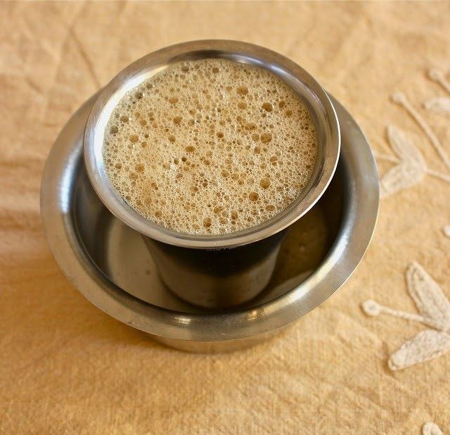 Indian filter coffee Recipe to make filter kaapi How to make South Indian filter coffee