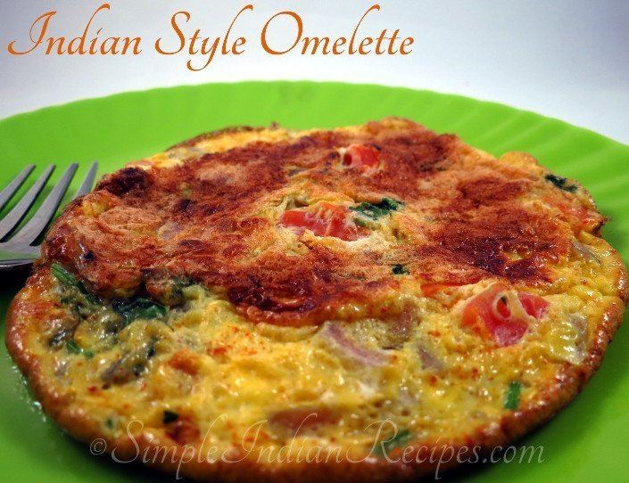 Indian omelette Indian Style Omelette Simple Indian Recipes