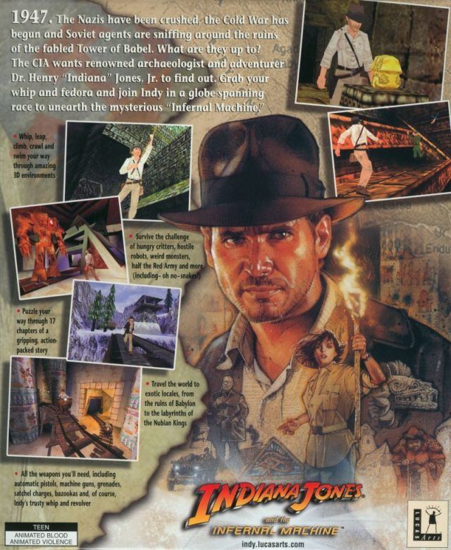 Indiana Jones and the Infernal Machine Indiana Jones and the Infernal Machine Box Shot for PC GameFAQs