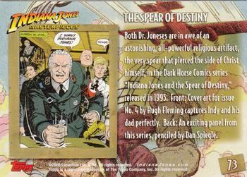 Indiana Jones and the Spear of Destiny 2008 Topps Indiana Jones Masterpieces NonSport Gallery The