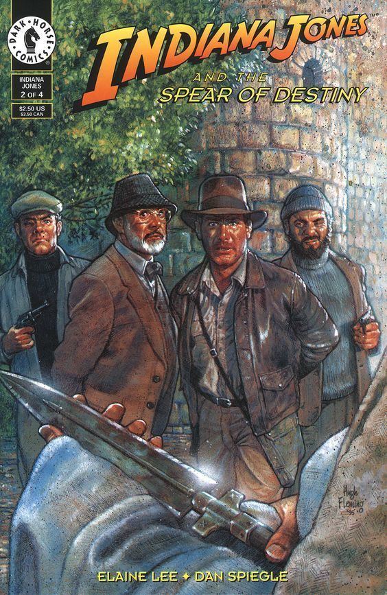 Indiana Jones and the Spear of Destiny Indiana Jones and the Spear of Destiny 2 4 Dark Horse art by