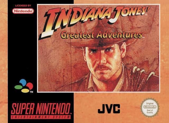 Indiana Jones' Greatest Adventures Indiana Jones39 Greatest Adventures Box Shot for Super Nintendo