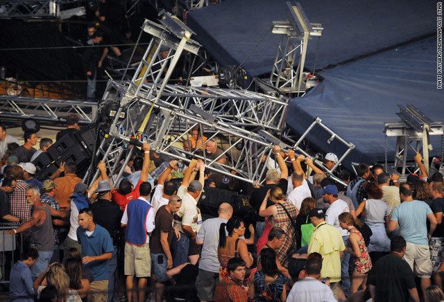 Indiana State Fair stage collapse Crews sifting through debris search for answers to stage collapse