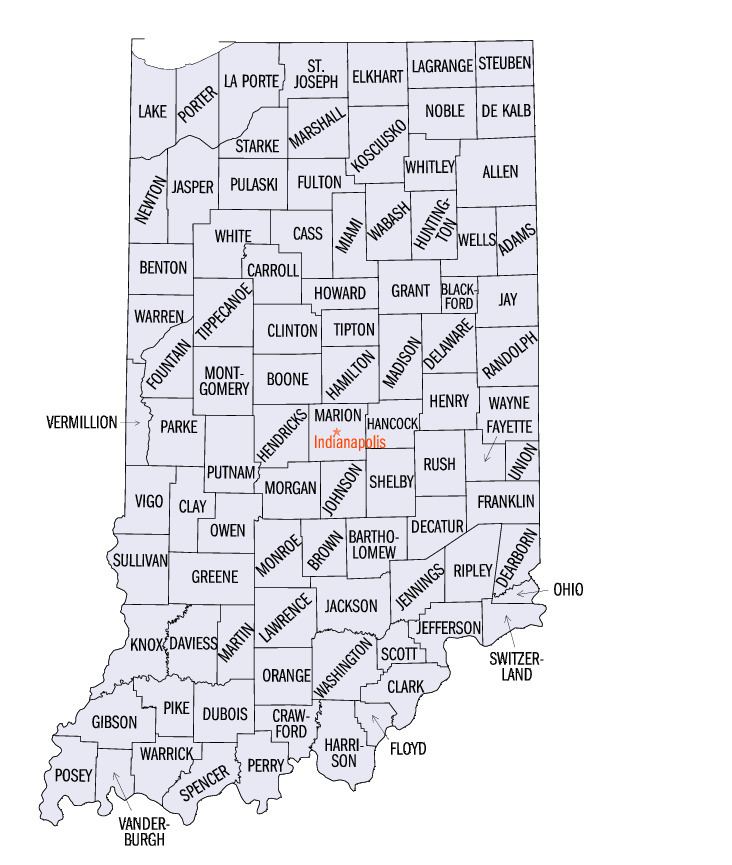 Indiana statistical areas