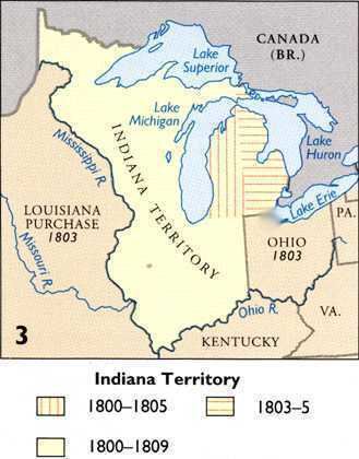Indiana Territory Michigan39s boundaries