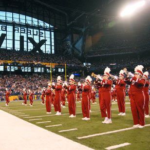 Indiana University Marching Hundred IU Marching Hundred ROCKs the Super Bowl Jacobs School of Music