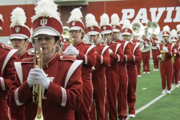 Indiana University Marching Hundred IU39s Marching Hundred Gives SneakPeak Of Super Bowl Routine News