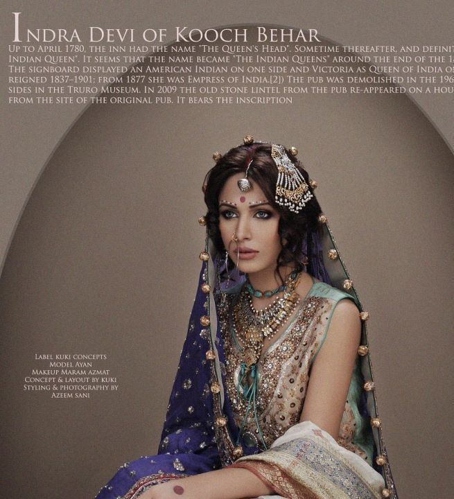 Indira Devi Kuki concepts Indira Devi of Cooch Behar Bridal Collection 2012
