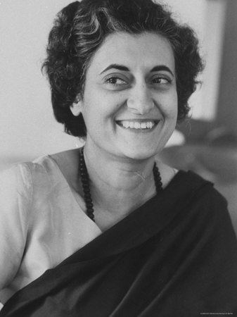 Indira Gandhi Indira Priyadarshini Nehru Gandhi 196677 198084 India PM BP