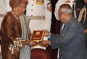 Indira Gandhi Prize President Ellen Johnson Sirleaf conferred Indira Gandhi peace prize