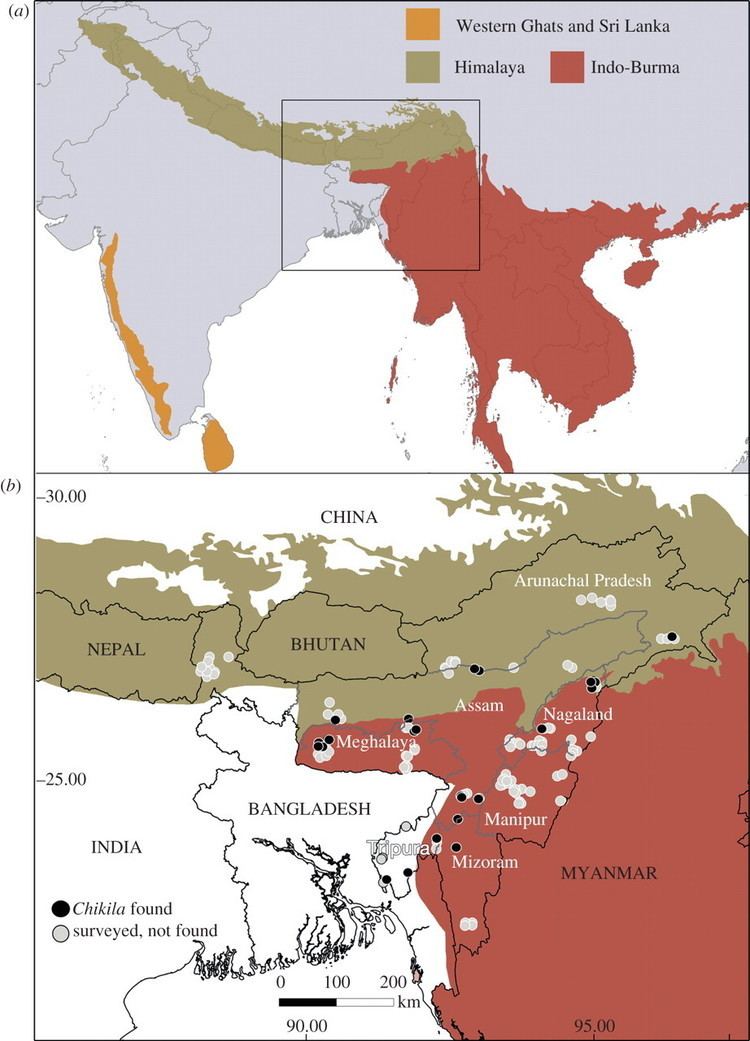 Indo-Burma Indoburma Biodiversity Hotspot Map