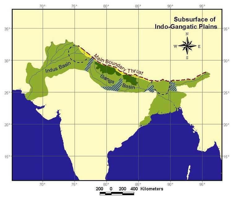 Indo-Gangetic Plain Map