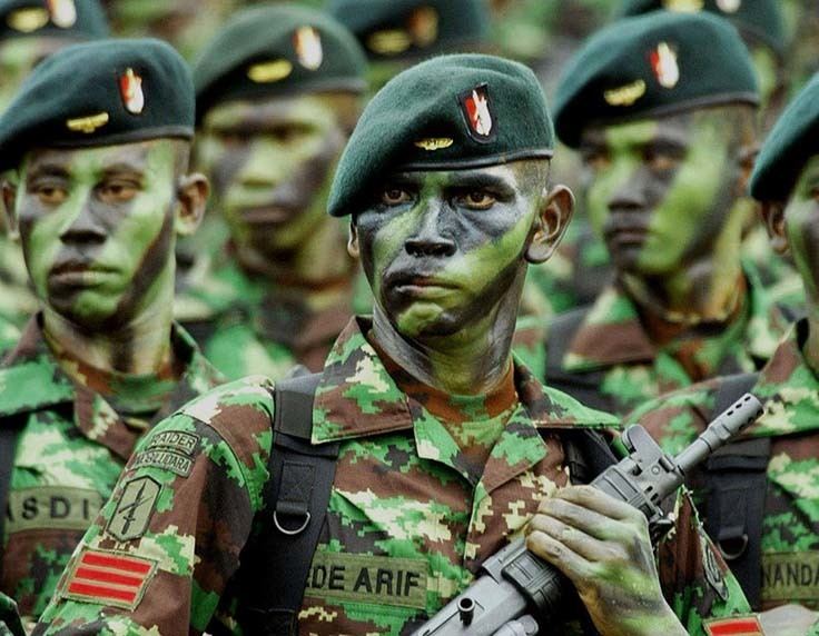 Indonesian Army INDONESIA Indonesian army has about 400000 activeduty personnel