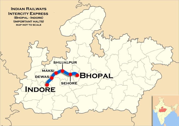 Indore - Bhopal Intercity Express