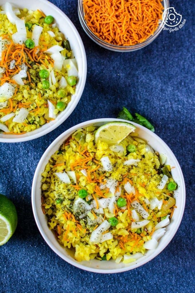 Indori Poha Khatta Meetha Indori Poha Beaten Rice Fry
