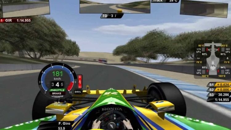 IndyCar Series (video game) 2010 IZOD IndyCar Series New engine sounds YouTube