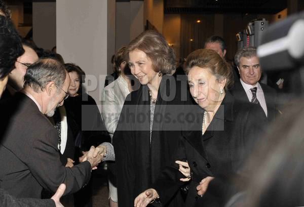 Infanta Margarita, Duchess of Soria Queen Sofia of Spain and Infanta Margarita attending the