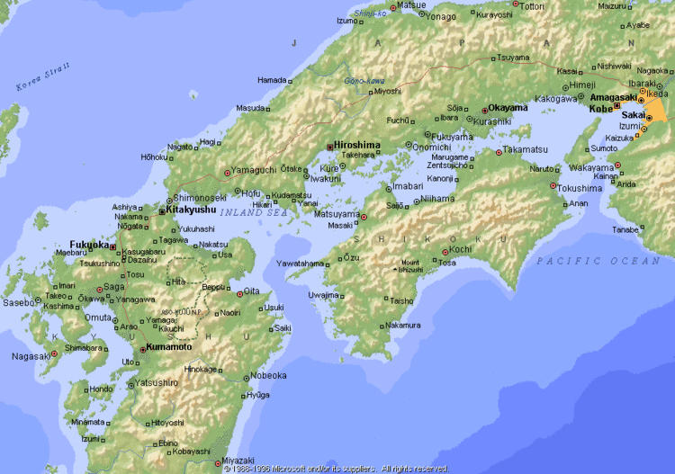 Inland sea (geology) Illywhacker Tokushima Japan