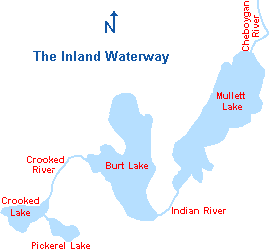 Inland Waterway (Michigan) Michigan Inland Waterway Boating Fishing Michigan Interactive