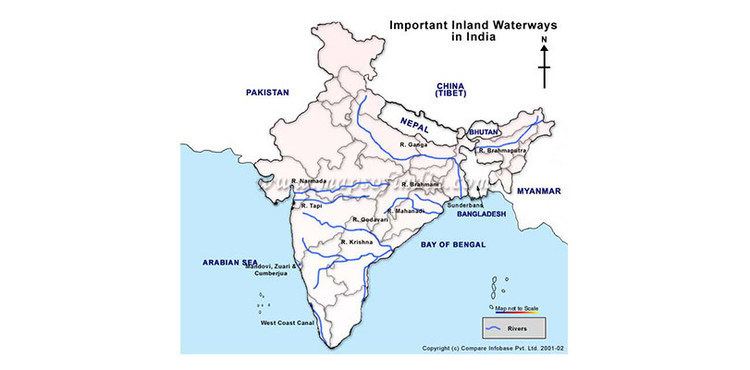 Inland waterways of India India to Create 101 Inland Waterways