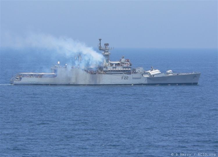 INS Ganga (F22) INS Ganga F22 Godavari class Frigate India Late 20th Century