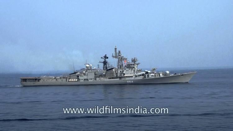 INS Ranvir Rajputclass destroyer INS Ranvir D54 of Indian Navy patrols Bay of