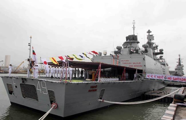 INS Sahyadri Stealth warship INS Sahyadri commissioned Photo6 India Today