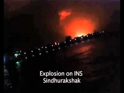 INS Sindhurakshak (S63) Explosion on INS Sindhurakshak YouTube