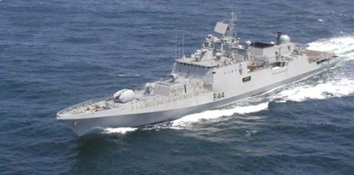 INS Tabar Indian Navy Ship Tabar Prevents Piracy Attack on Indian Merchant Vessel