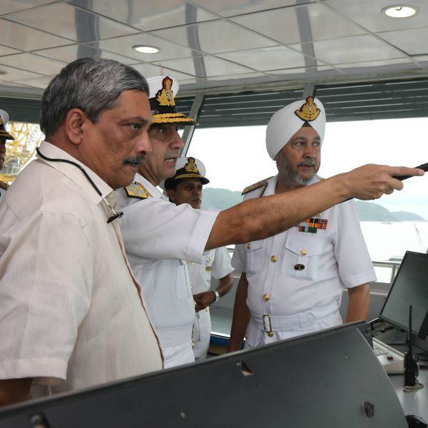 INS Vajrakosh Defence Minister Manohar Parrikar commissions naval base INS