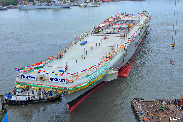 INS Vikrant (2013) INS Vikrant India39s First Aircraft Carrier Unveiled