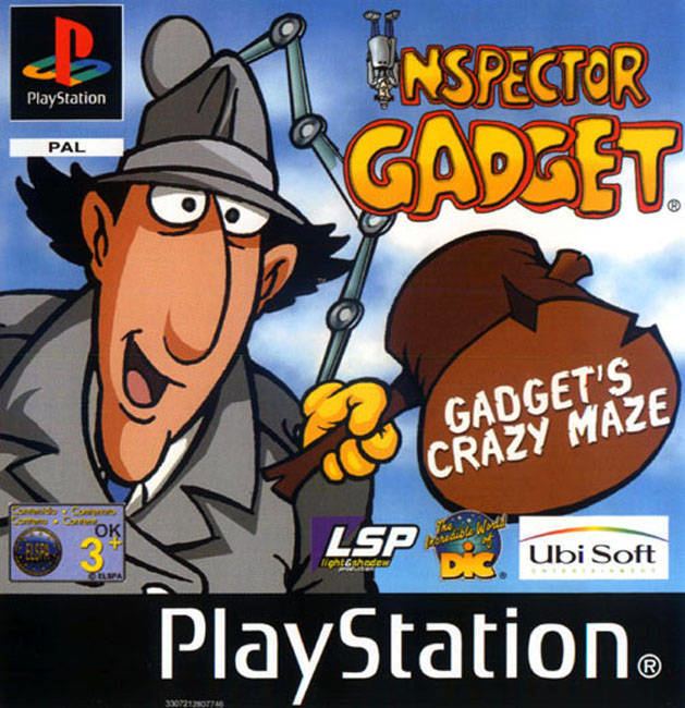 Inspector Gadget: Gadget's Crazy Maze Inspector Gadget Gadget39s Crazy Maze Box Shot for PlayStation