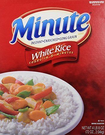 Instant rice Amazoncom Minute Instant Enriched Long Grain White Rice 72oz