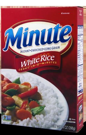 Instant rice Minute White Rice We can help